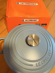 🇫🇷 Le Creuset 圓形鑄鐵鍋 Mineral Blue 22cm