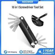 NEEWER ชุดเครื่องมือไขควงพับได้อเนกประสงค์ 10-in-1 พร้อมไขควง 4 อัน ประแจหกเหลี่ยม 6 ตัว เครื่องมือพ