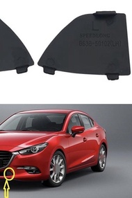 Ốp tam giác lưới gió cản trước Mazda3 2017 -2019 (Màu đen)
