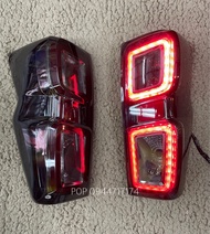 ไฟท้าย ไฟท้ายแต่ง สีสโมค ดีแมค dmax 2020 2021ไฮเลนเดอร์ top ไฟท้ายแต่ง taillamp isuzu Dmax 2020 รุ่น