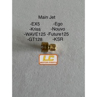 Main Jet EX5 KRISS WAVE125 GT128 RGO NOUVO FUTURE 125 KSR WAVE