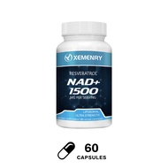 NAD+ Supplement 1500 mg - NAD+ Liposomal Supplement with Resveratrol Nad Plus Enhanced Supplement -