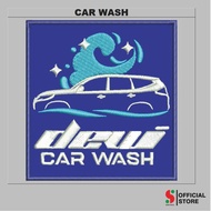 SPORT-511 PATCH DEWI CAR WASH V1 COMPUTER EMBROIDERY LOGO/ EMBLEM BADGE