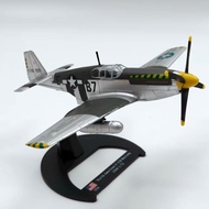 1/72 U.S. Army World War II U.S. Army P51B Mustang Fighter Simulation Alloy Airplane Model Military 