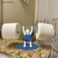 interfun4w Funny Weightlifter Toilet Roll Holder,Unique 3D Printed Toilet Paper Holder- Weightlifter