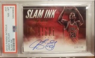 2012 Panini Intrigue Jimmy Butler Slam Ink Auto Rookie 134/199 PSA 8