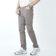 MYMODA Celana Pria Chino Pants Regular Fit Khaki 531