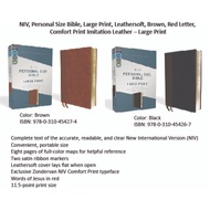 NIV Personal-Size Large-Print Bible--soft leather-look, * Christian • English Bible NIV Bible
