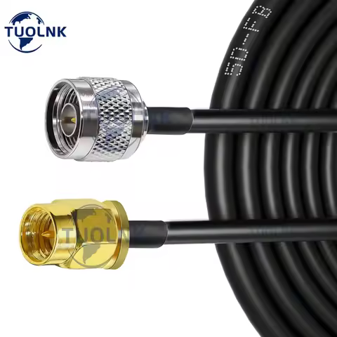 5D-FB Coaxial Cable SMA to N Connector SMA Connector N Male/Female Plug Coax Cable for CDMA GSM 3G 4