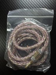 耳機升級線 單晶銀+單晶銅鍍銀鍍金 8絞 22AWG MMCX 4.4