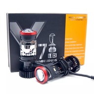 Mini led projector headlight DC12V-24V 90W y6 led headlight led laser projector h4 H7 y7 h4 bulbs