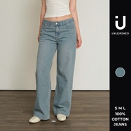 Low-waisted straight-leg jeans made of high-quality cotton jeans Unleashedvn Texas Low Rise Jeans