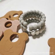 2023 Creative Silicone Teether Infant Teether Teether Teether Bracelet Pinch Pinch Ball Food Grade S