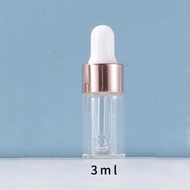 100Pcs Mini Glass Dropper Bottle Clear Essential Oil Dropper Bottles Glass Dropping Sample Container