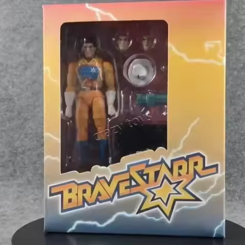 GT Model DMS 1/12 BraveStarr Interstellar Sheriff Bresta Sheriff Anime Action Figures Model Toys Gif