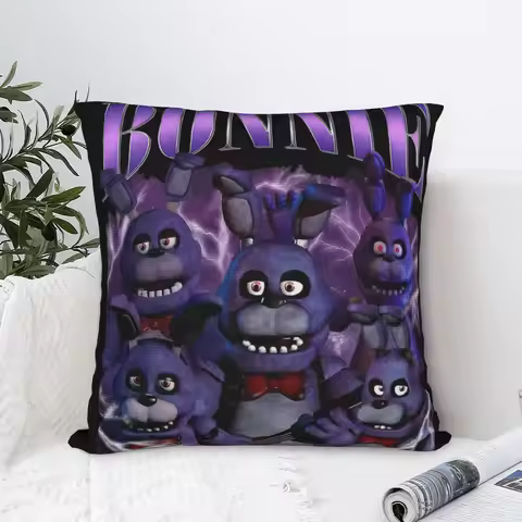 Pillow Case FNAF At Freddys Graphic Pillow Cover For Living Room Chair Morden Pillowcases