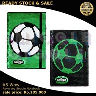 [ORIGINAL] smiggle A5 Wow Reversey Sequin Notebook