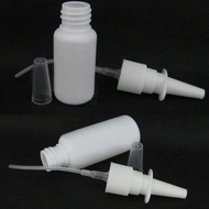 10Pcs 10Ml Bottle Refillable Plastic Mist Nose Nasal Sprayer