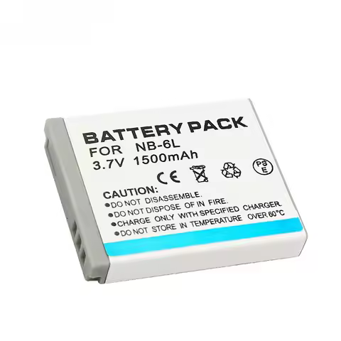 1500mAh NB-6L 6LH Battery for Canon Power-shot SX520 HS SX530 SX600 SX610 SX700 SX710 IXUS 85 95 200