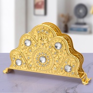 European Hotel Restaurant Paper Clip Home Tissue Holder Creative Light Luxury Storage Rack Vertical 