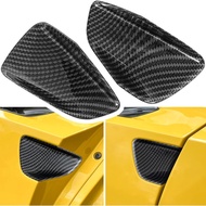 Carbon Fiber Door Handle Bowl Cup Scratch Protector Cover Trim for Chevrolet Corvette C7 Z06 Z51 ZR1