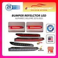 Toyota Vellfire Alphard Camry Innova Harrier Wish Dynamic Led Rear Bumper Reflector With Signal Runn