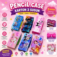 3-Layer 3D Hologram Code Cardboard Pencil Case