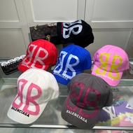 Topi B0LAN WHITE PRINT casual hat cap unisex baseball cap