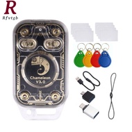 【cara digital goods】Chameleon V3.0 RFID Smart Chip Reader+ 4x UID Keychain+ 4x UID Card+ 4x CUID Car