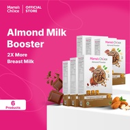 Mama's Choice Almond Milk Booster Natural Maternity Milk with DHA for Breastfeeding (Bundle of 6)