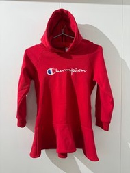Champion 紅色衛衣Hoodie 童裝140