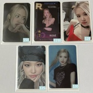 Blackpink rose小卡