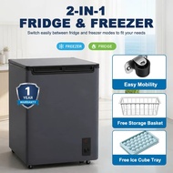 【ready stock】Coolpocket 138L-450L Small Chest Inverter Refrigertor multifunction freezer