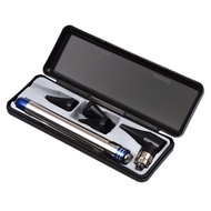 2 in 1 Otoscope and Eyes Diagnostic Tool Kit with LED Light 4mm Replaceable Ear Tips Portable Stainl