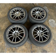 Original Enkei GTC01 JDM Wheel Sport Rim 18” 5H 114.3PCD 8JJ/9JJ ET40 Ori Used Japan 🎌🇯🇵