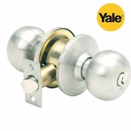 Yale VCA 5127 VCA5127 silver Bathroom Round Door Lock Handle