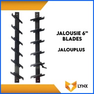 ◵ ◄ ▧ Jalousie Jalouplus 6 Blades for Louver Window 1 Pair