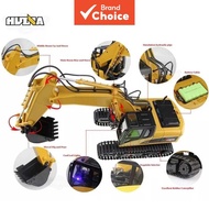 HUINA 1535 1:14 9 HUINA 1535 Skala 1:14 Penggali RC 9CH Alat Kawalan Jauh Kenderaan Kejuruteraan Pem