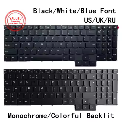 US/UK/RU Laptop Keyboard For Lenovo Y7000 Y7000P R7000 Y9000K R9000P 2020 2021 Gaming 3 15IMH05 15AR