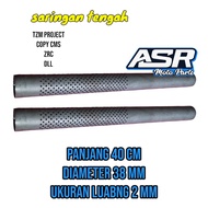 Sarteng Saringan Tengah Knalpot TZM CMS ZRC VND Inlet 38 Lubang 2mm