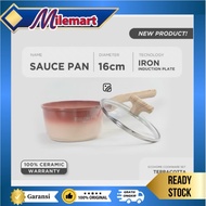 ECOHOME Saucepan 16 cm Ceramic Coating Gebron Non-Stick