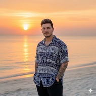 Elephant Pattern Shirt Chest Size 52-56 Inches