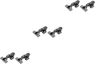 Ciieeo 6 Pcs Cabinet Door Buffer Hinge Door Hinges Closet Concealed Hinge Wardrobe Door Hinge Soft Close Cabinet Door Hinge Cabinet Damp Buffer Hinge Makeup Lotus Leaf Stainless Steel