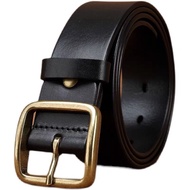 【Hot selling】Lee is the belt man agio layer cowhide leather copper needle belt leisure belt restorin