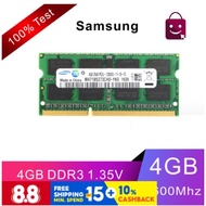 4 GB Samsung 4GB 2RX8 DDR3L 1600MHz PC3L-12800S 204PIN SODIMM Laptop RAM 1.35V