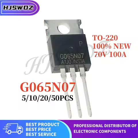 5/10/20/50pcs/Lot G065N07 HYG065N07NS1P TO-220 70V 100A MOSFET N-Channel Enhancement Mode brand new 