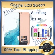 Original AMOLED Samsung Galaxy S22 5G LCD Screen With Frame Replacement