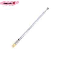 1pcs 37cm 5 Section telescopic Stainless Steel Universal FM Radio Antenna