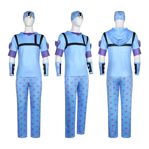Anime Jo Jonathan Johnny Joestar Cosplay Costume Blue Outfits Halloween Carnival Cosplay Joestar Dis