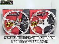 MUTARRU CNC MAGS 17s 5 SPOKES FOR YAMAHA MIO I 125 MIO SOUL I 125 100% THAILOOK